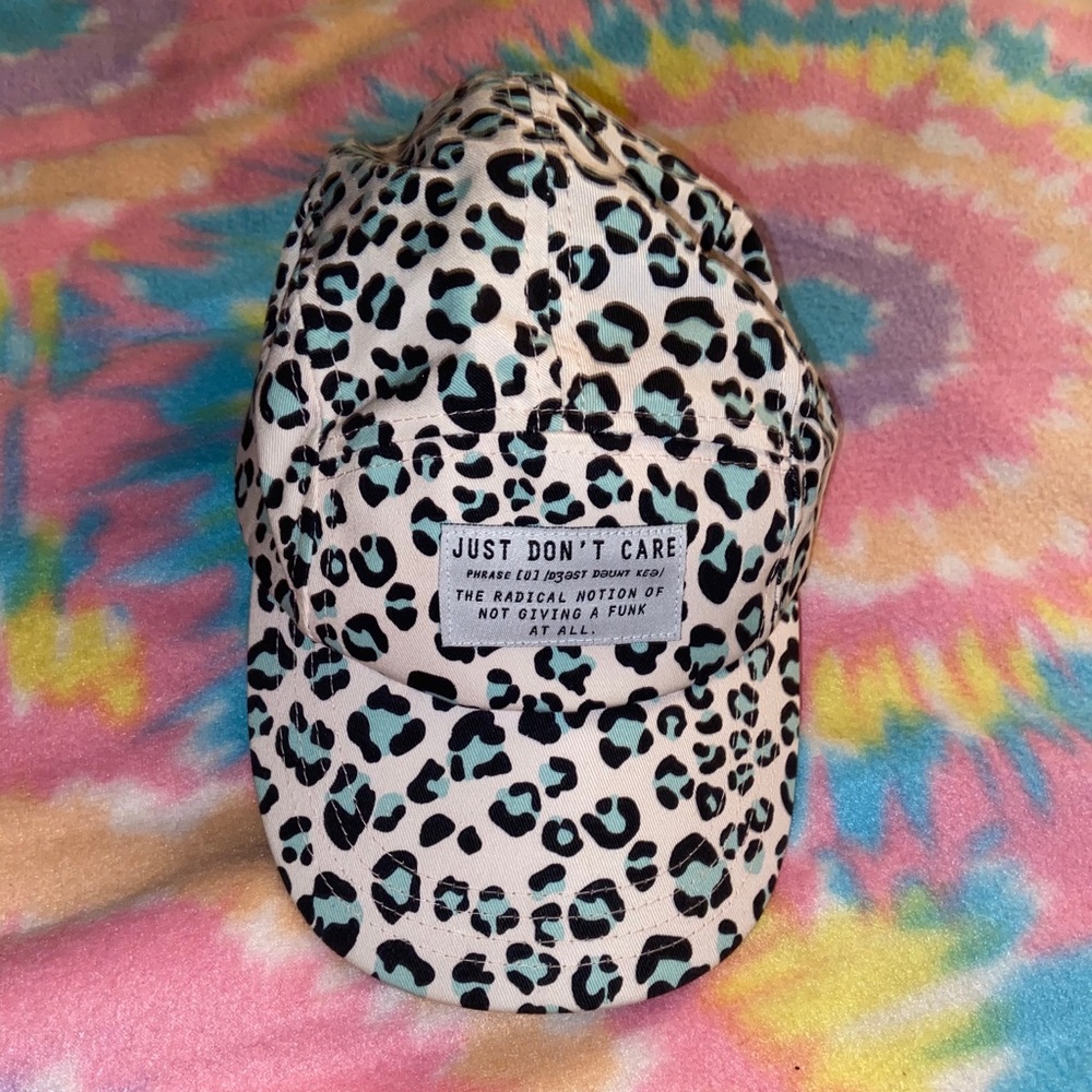 Cheetah print dad hat